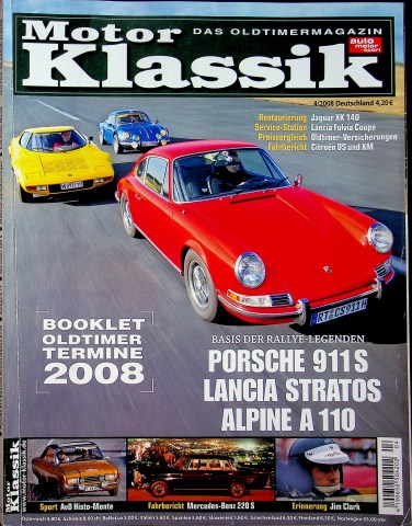 Deckblatt Motor Klassik (04/2008)
